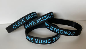 Live Music Strong-Wrist Bands